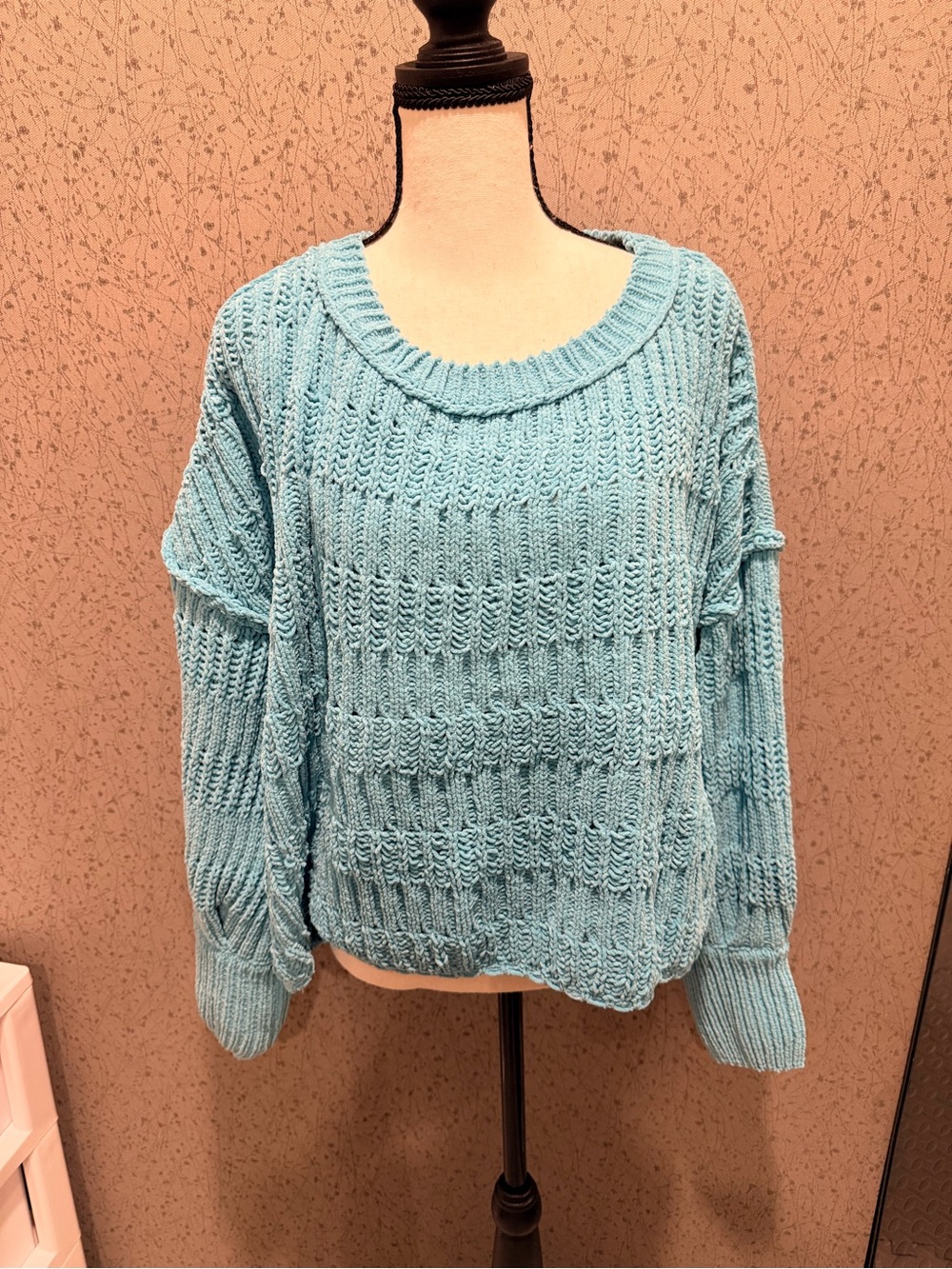 Light Blue Women’s Knit Sweater